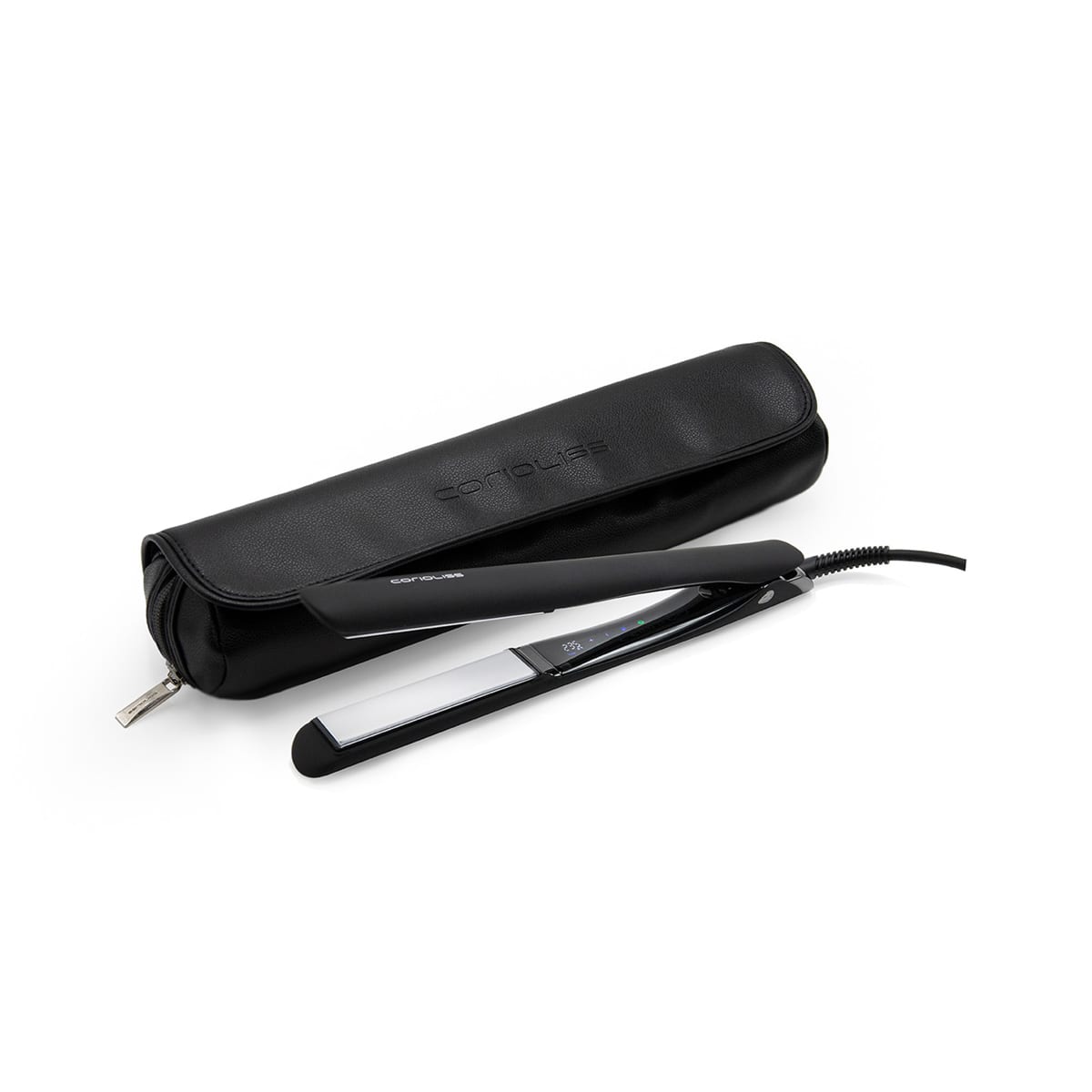 C5 Black Soft Touch Chrome Straightener