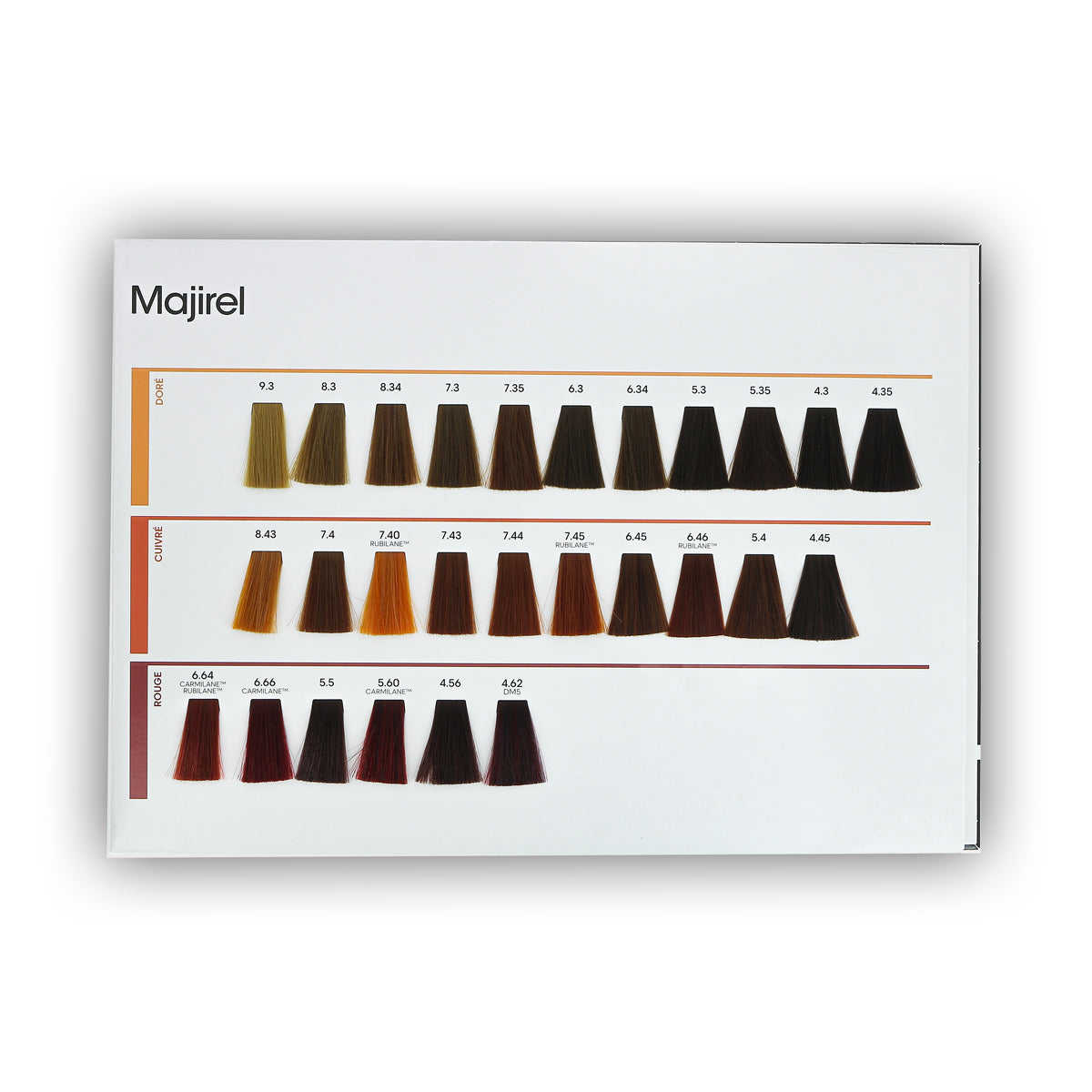 Majirel 2026 color chart
