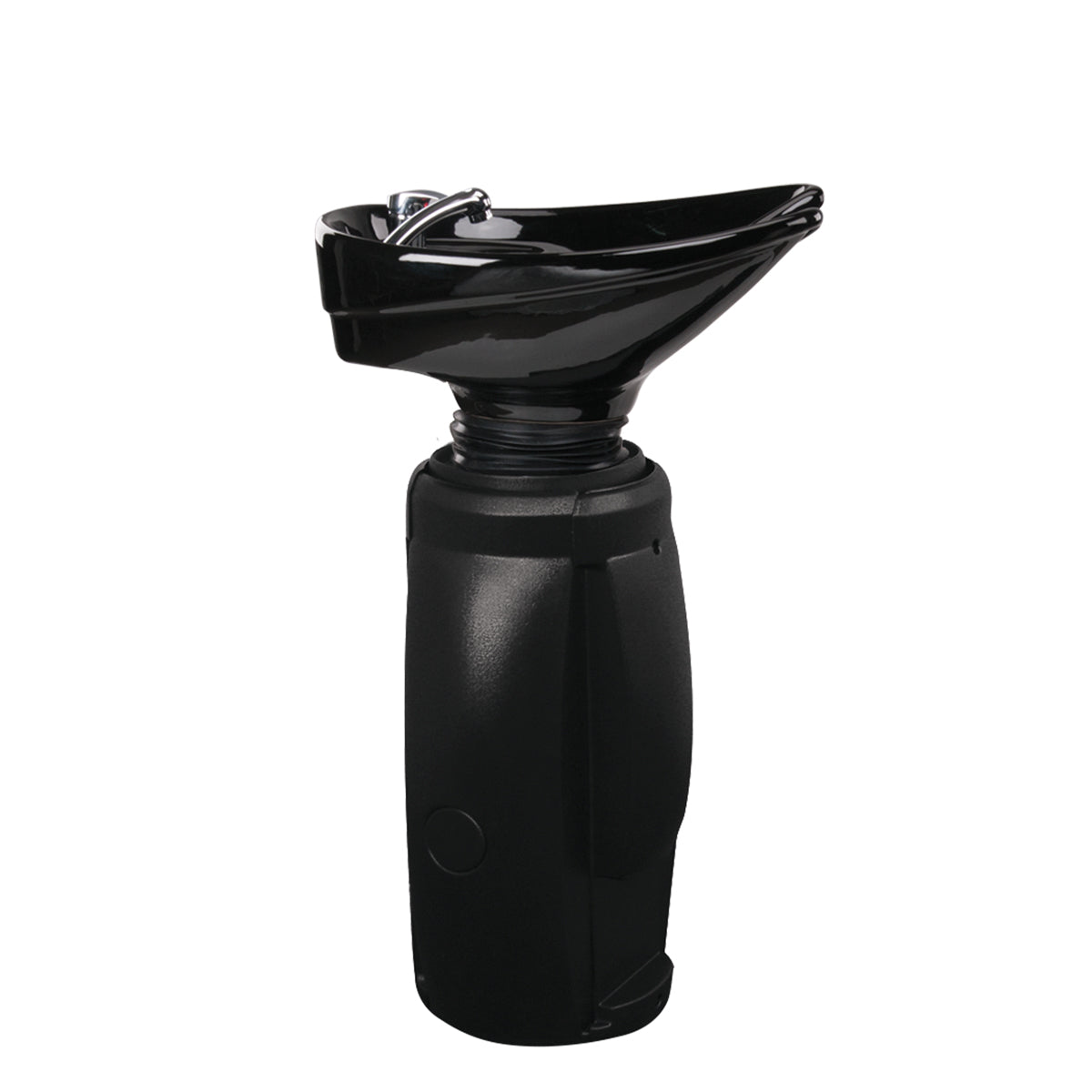 Star III Column Waste Bin Black Structure