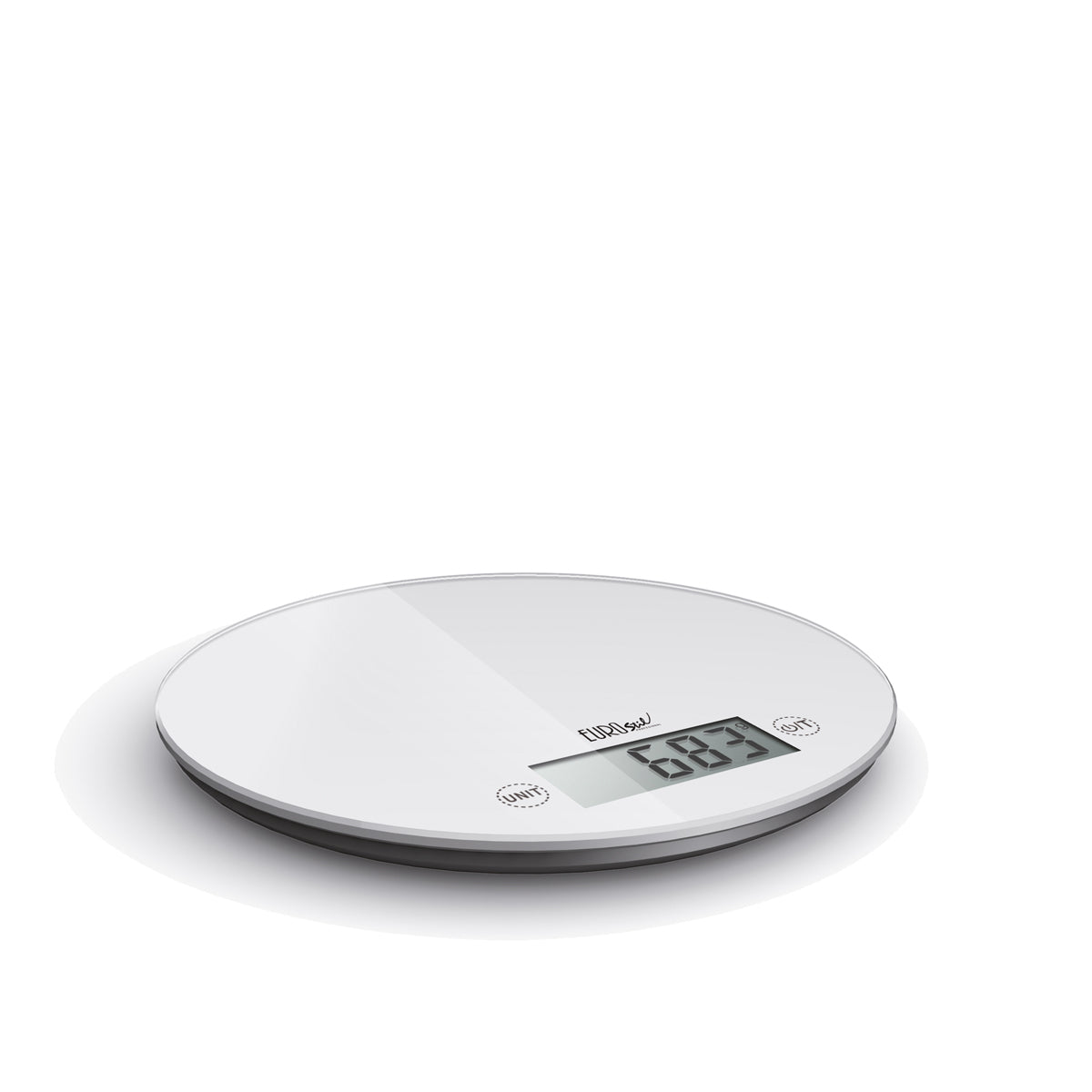 Round digital scale