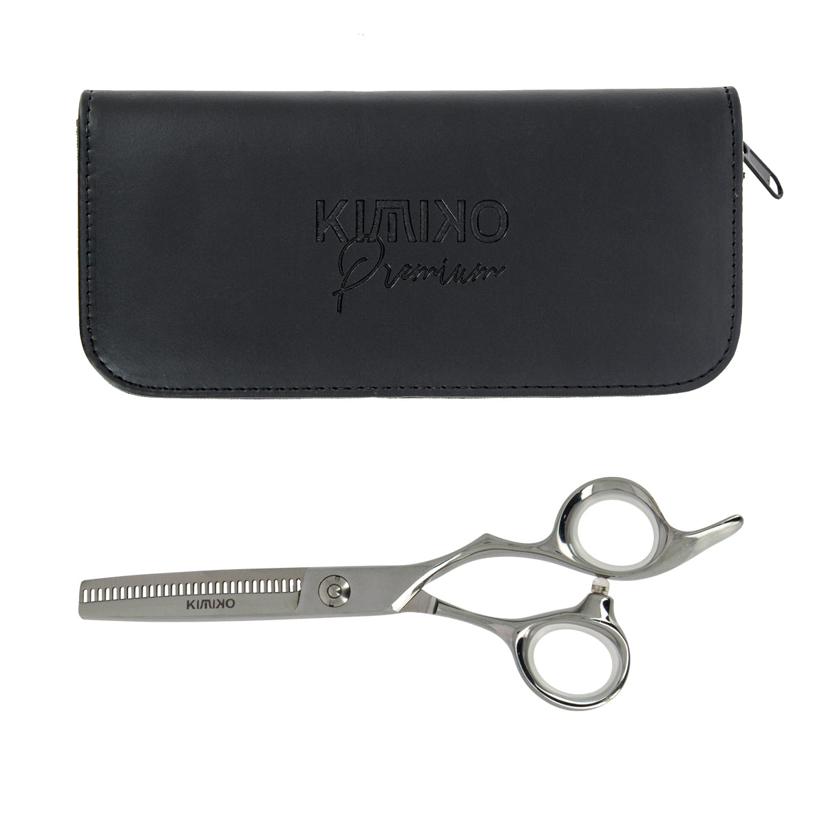 Offset Silver Thinning Scissors Japanese Steel 5.75