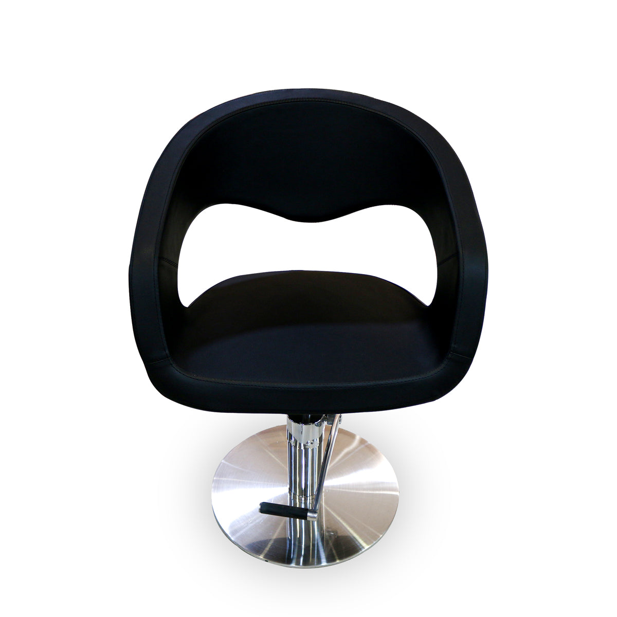 VELGANO Black Hairdressing Chair with Round Base
