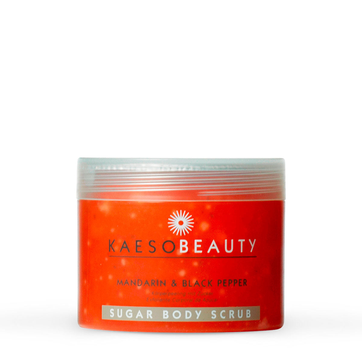 Gourmet-scented sugar scrub