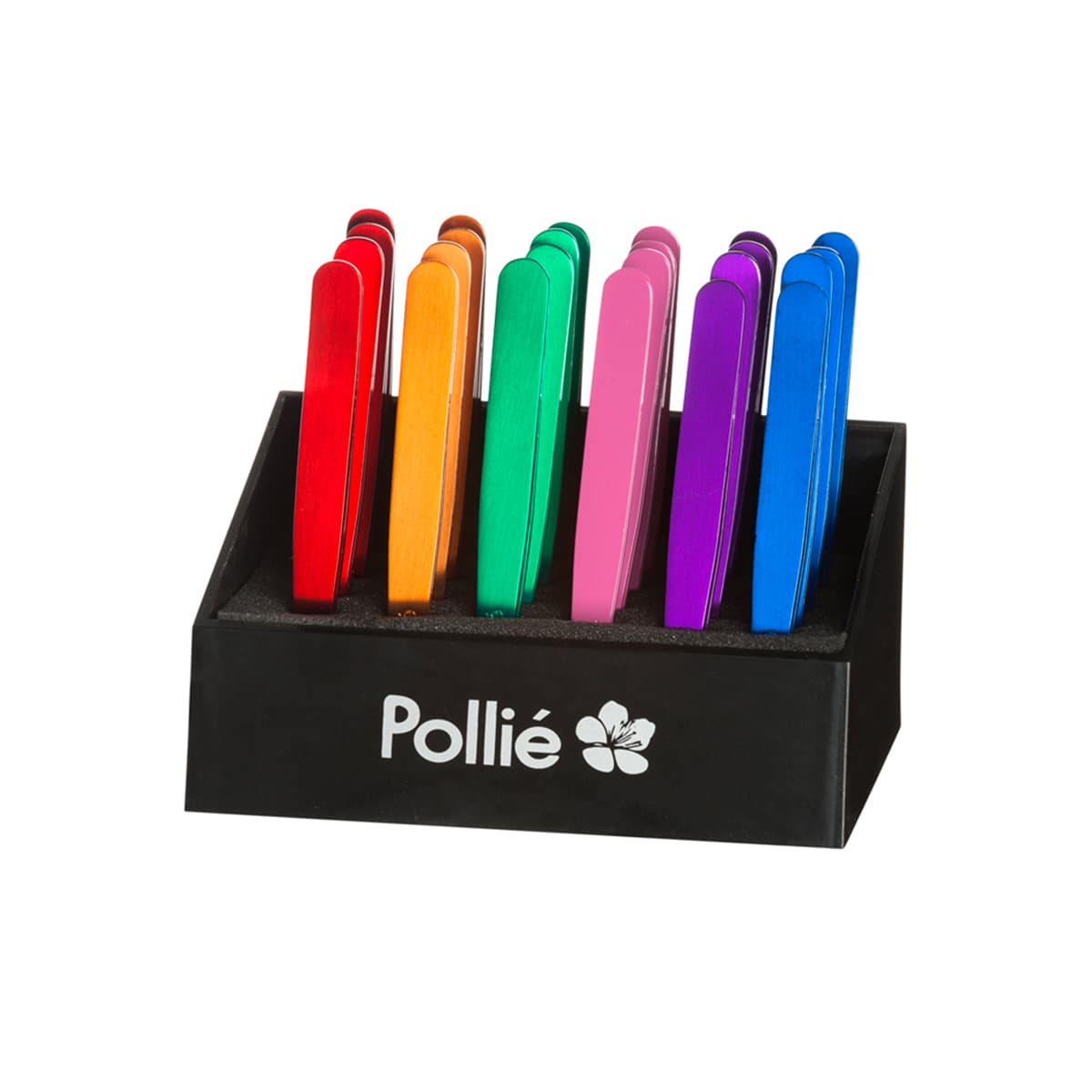 Présentoir 24 Pinces à Epiler Colorées