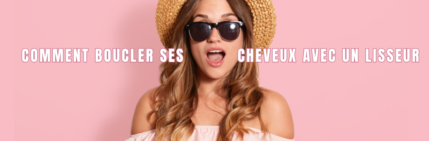 femme avec les cheveux ondulés