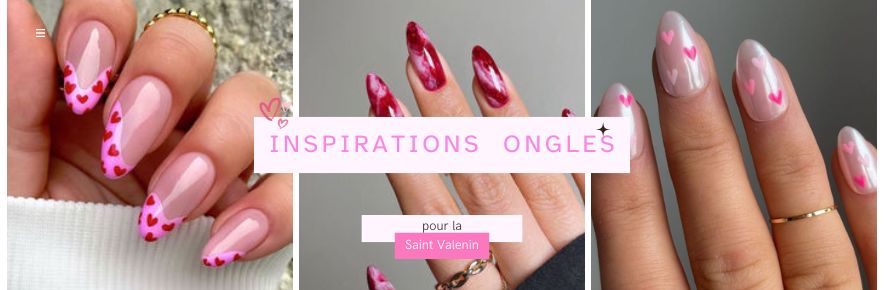 inspiration ongles saint valentin