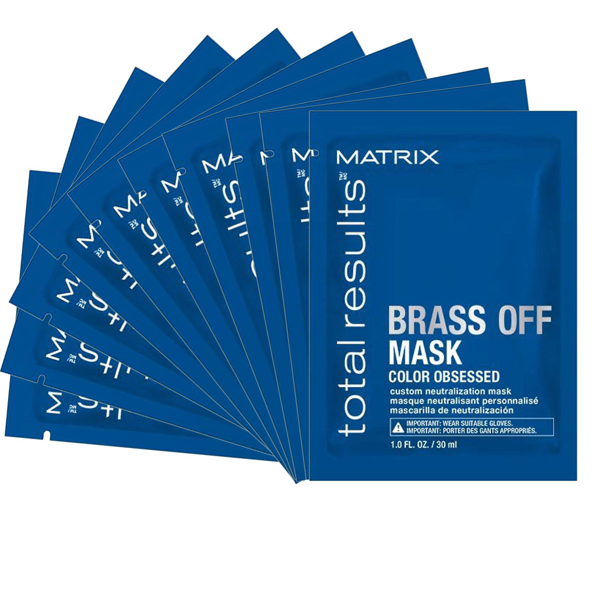 Masque Brass Off Boîte 10 sachets de 30ml Total Results