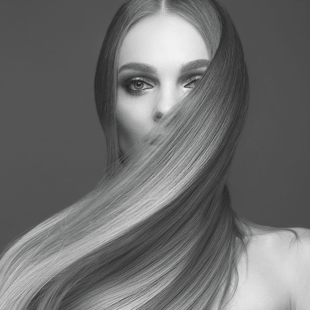 10-strip smooth adhesive hair extension kit 50cm