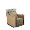 ECO GREEN Star Class Electric Leg-Rest Air Massage Light Wood Bathtub