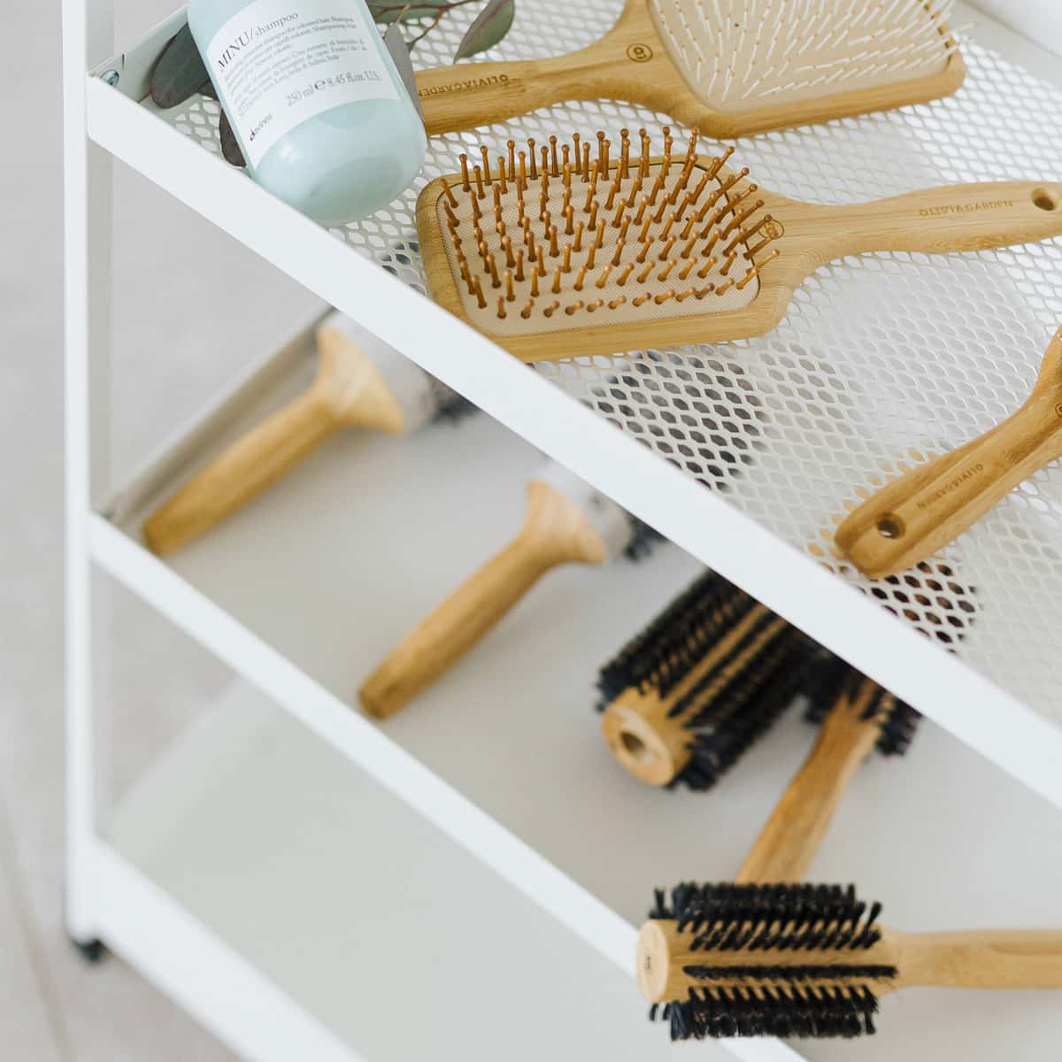 Bamboo TOUCH BLOWOUT Boar Bristle Brush
