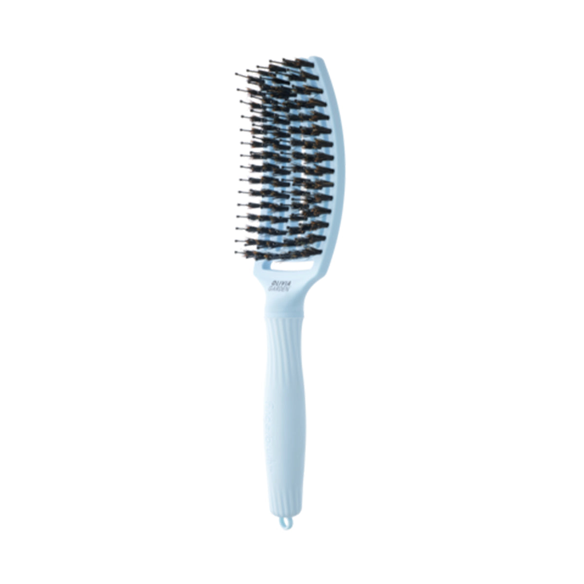 Fingerbrush Boar & Nylon Bristle Pastel Blue