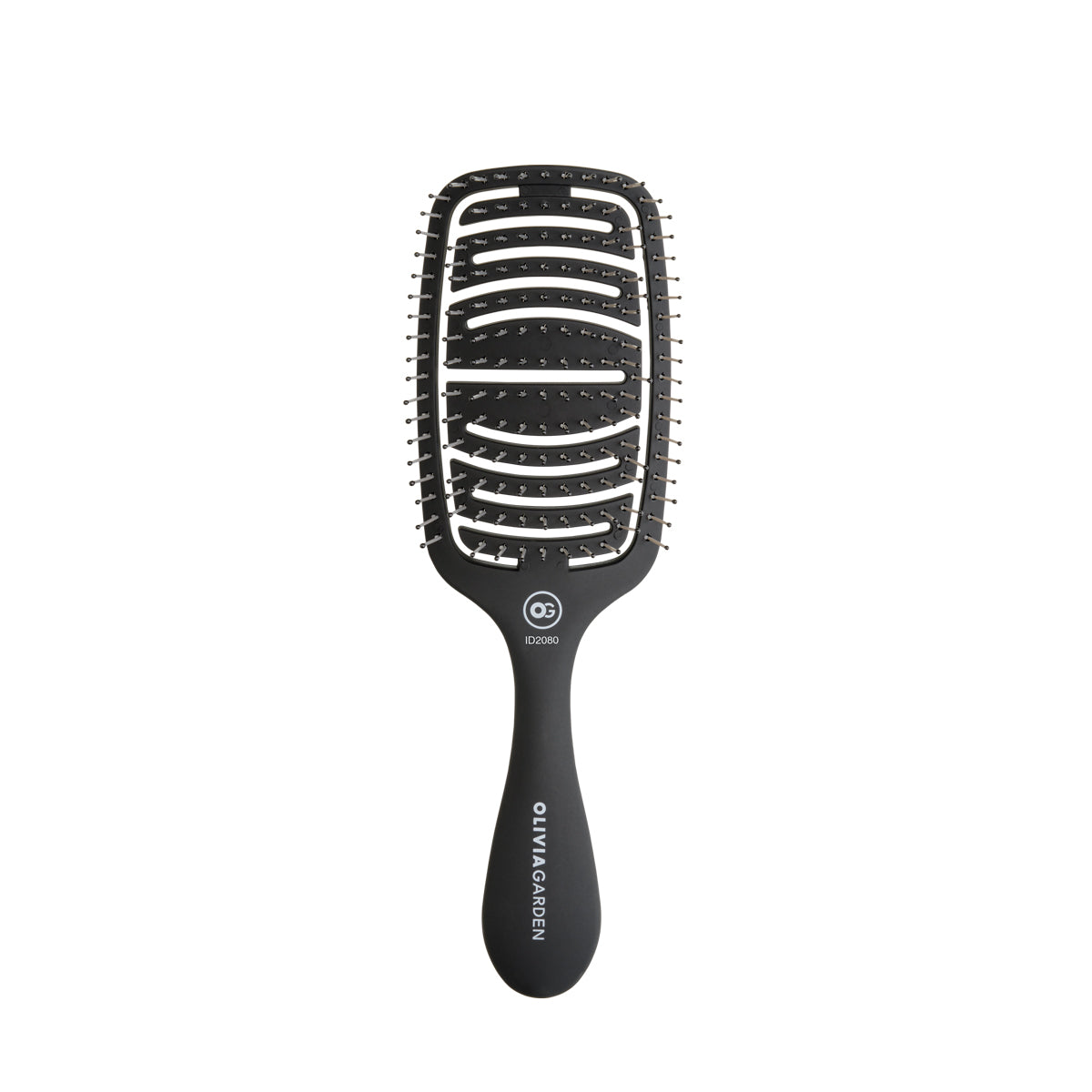 Brosse Essential Care Flex Matt Black pour cheveux épais