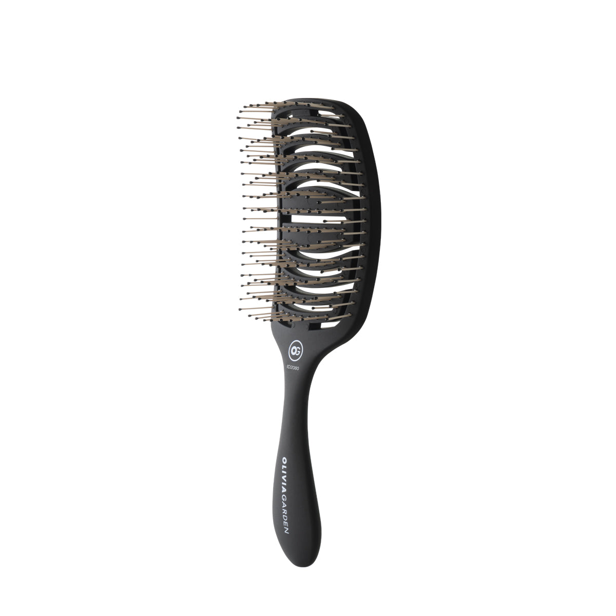 Brosse Essential Care Flex Matt Black pour cheveux épais