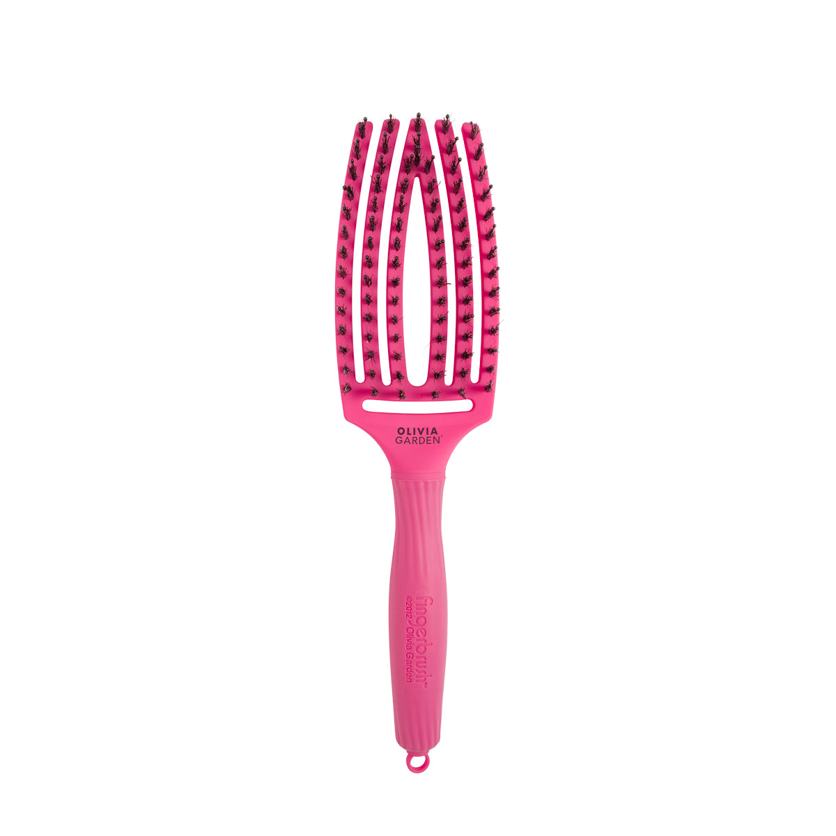 Brosse FINGERBRUSH CARE ICONIC Hot Pink Sanglier & Nylon Taille M