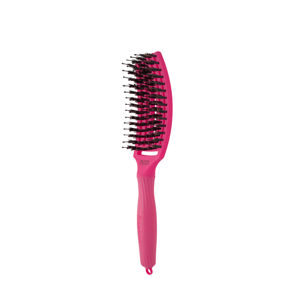 Brosse FINGERBRUSH CARE ICONIC Hot Pink Sanglier & Nylon Taille M