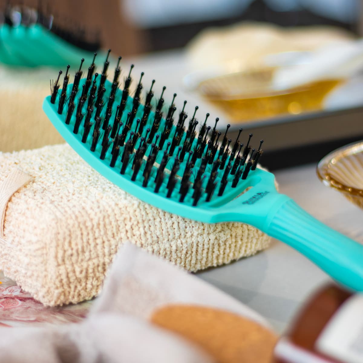 Brosse FINGERBRUSH CAR IONIC Sanglier & Nylon taille M