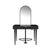 Hairdressing chair SARAH Easy Central 2-Seater Black