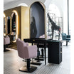 Hairdressing chair SARAH Easy Central 2-Seater Black