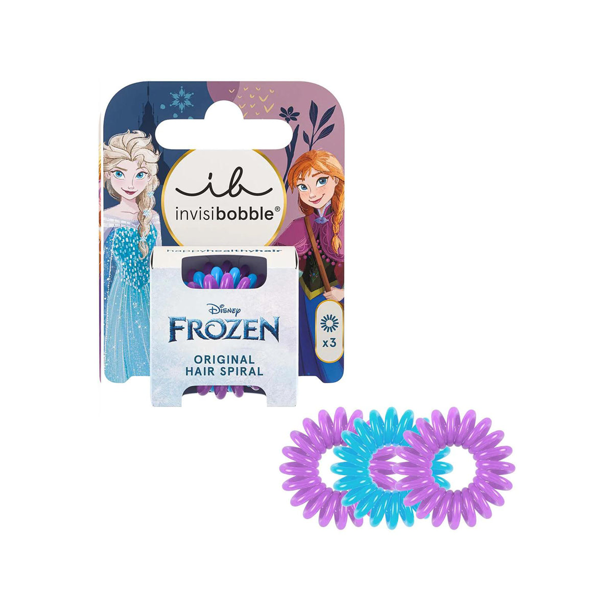 Invisibobble Disney Frozen Spiral Hair Ties X3