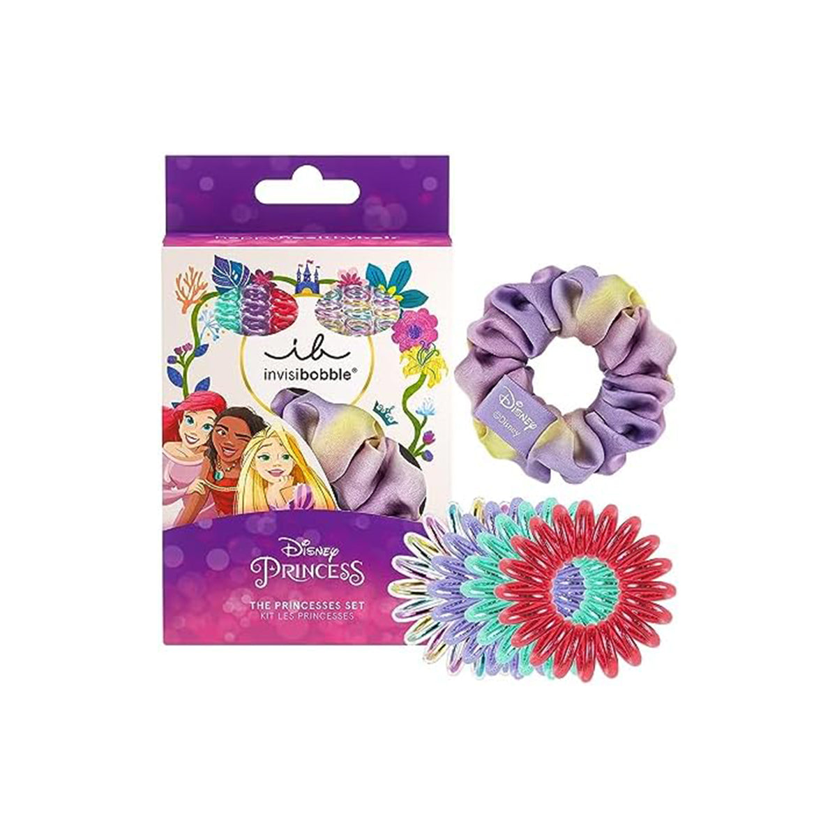 Elastiques Spirales Princesses Disney X7 Invisibobble