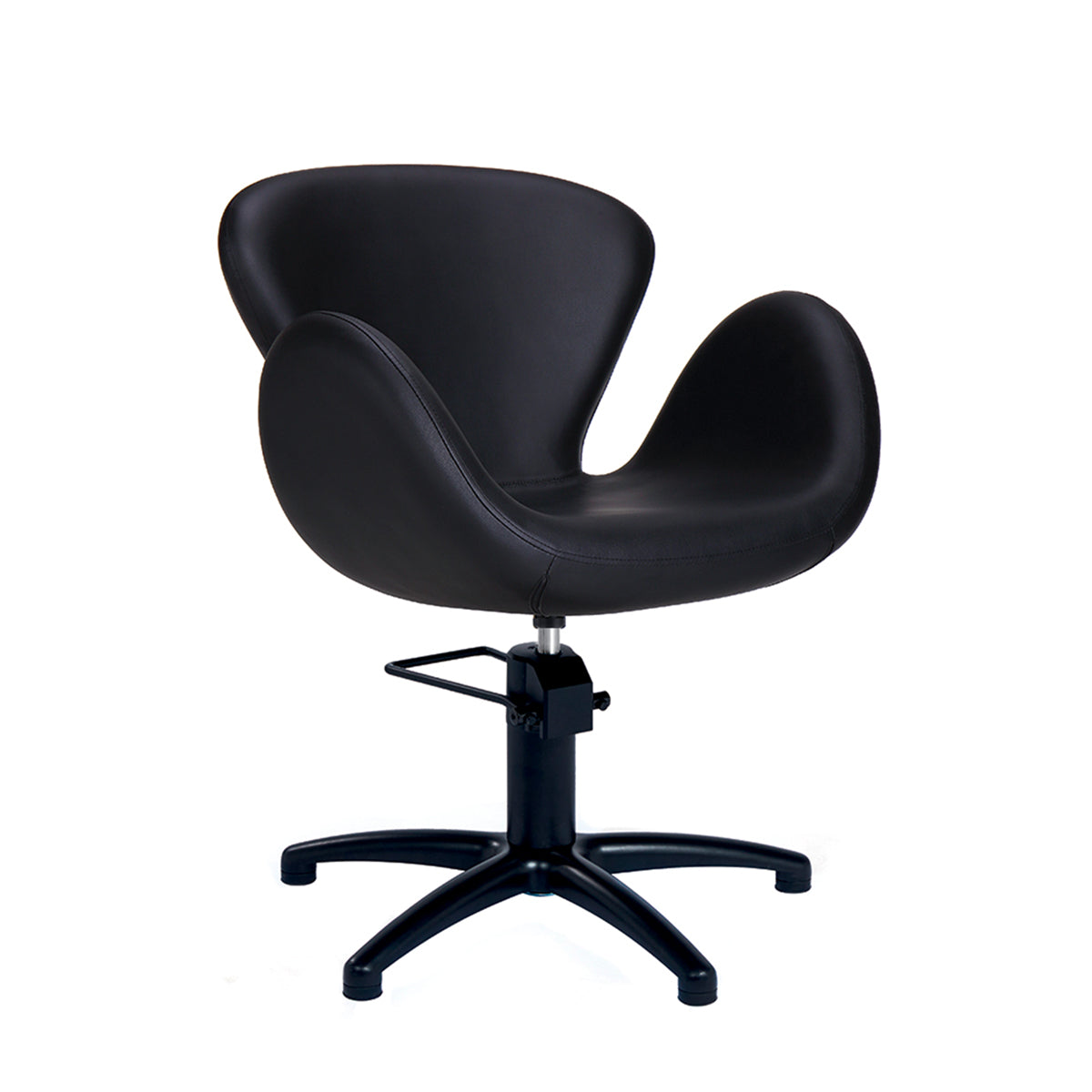 CHLOE Hairdressing Chair Black Black Star Base