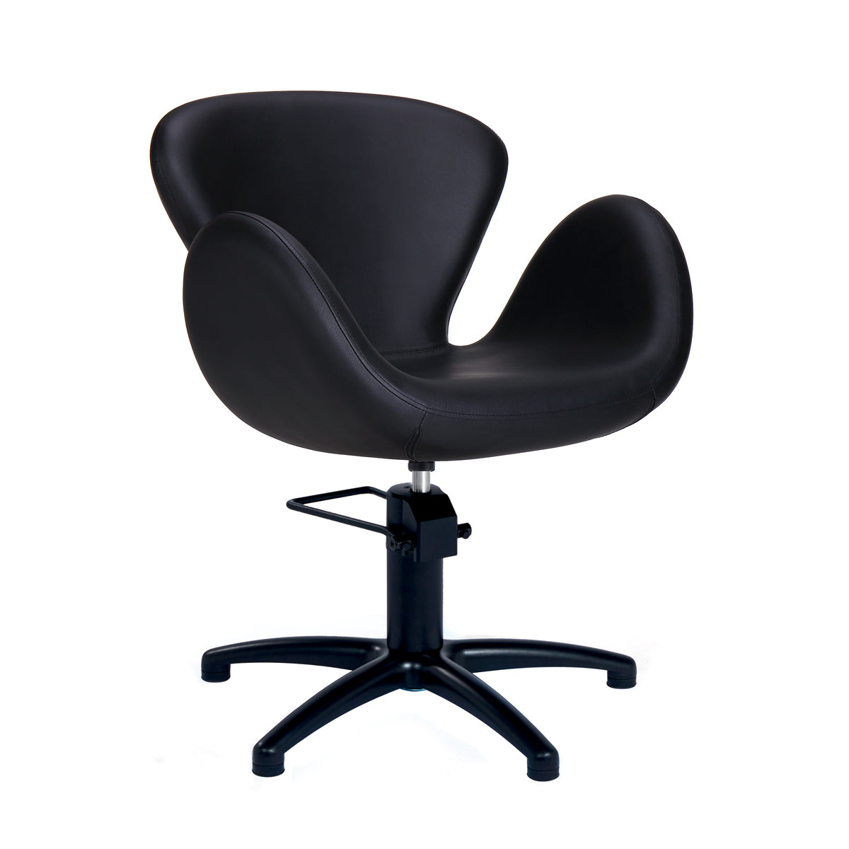 CHLOE Hairdressing Chair Black Black Star Base