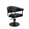 LYRA Black Hairdressing Chair Black Round Base