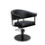 LYRA Black Hairdressing Chair Black Round Base