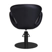 CHLOE BR Hairdressing Chair Black Black Round Base