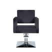 Fauteuil de Coiffure Christy Noir Base Carrée