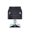 Fauteuil de Coiffure Christy Noir Base Carrée