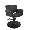MONIQUE Black Armchair Block Base