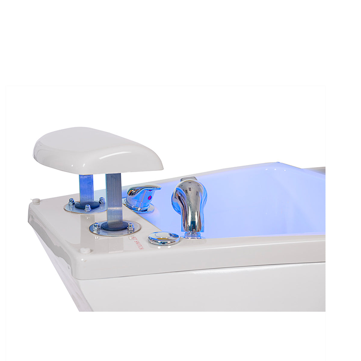 GENTLE Pedicure Chair with White 2-Motor Footbath