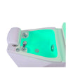 GENTLE Pedicure Chair with White 2-Motor Footbath