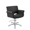 MONIQUE Armchair Black Luna Block Base