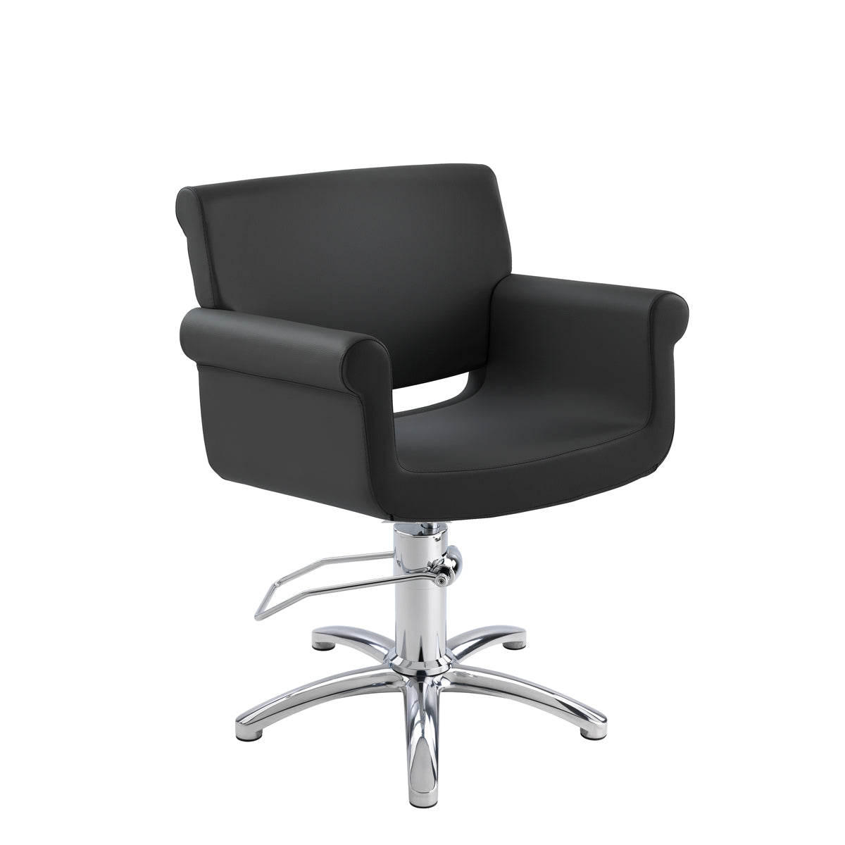 MONIQUE Armchair Black Luna Block Base