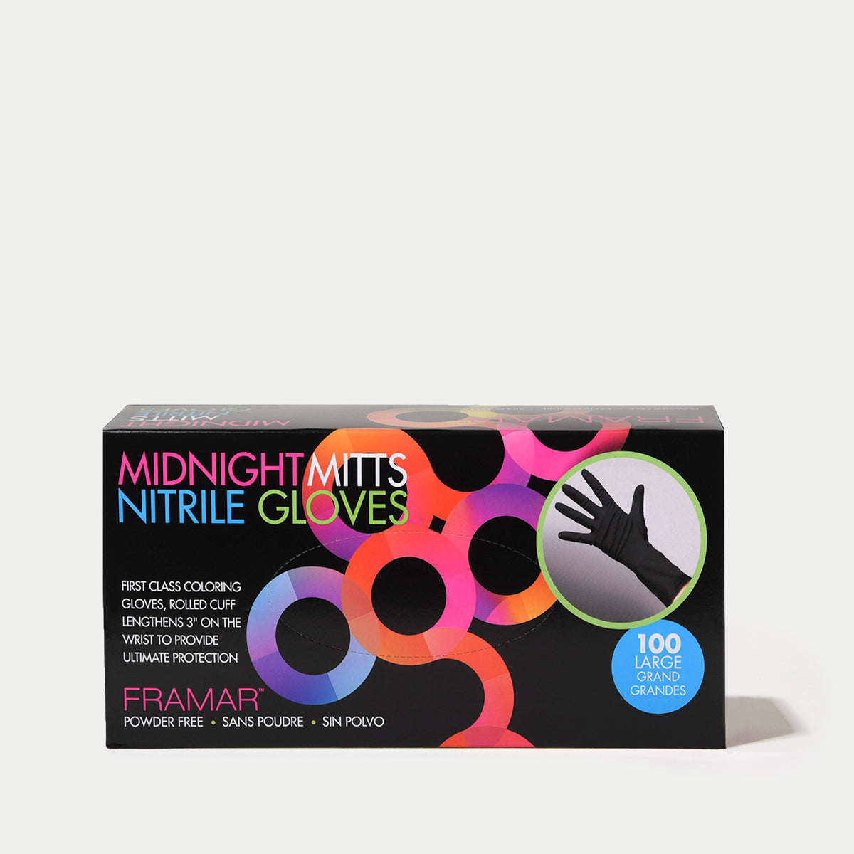 Gants Nitrile MIDNIGHT MITTS X100