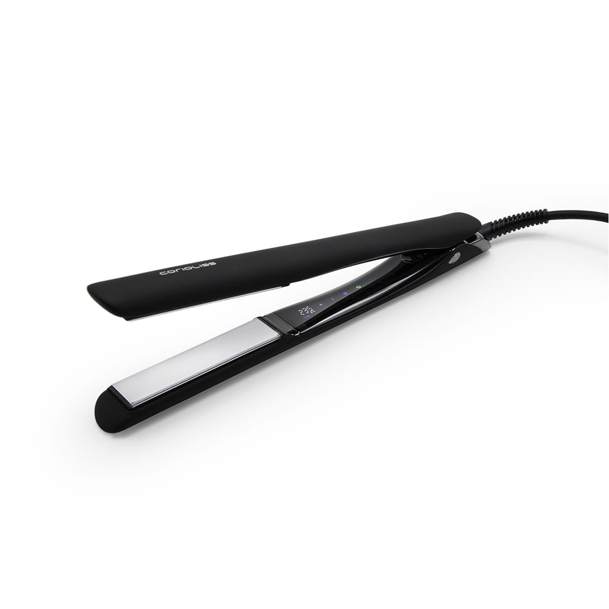 C5 Black Soft Touch Chrome Straightener