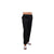 Black Elastic Trousers Without Pockets