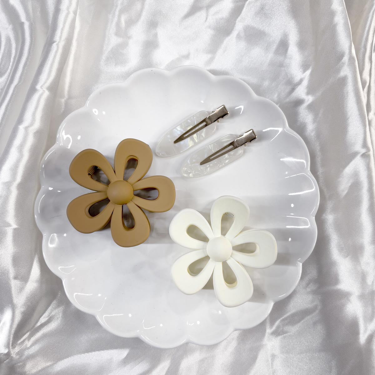 Flower Shaped Hair Clip