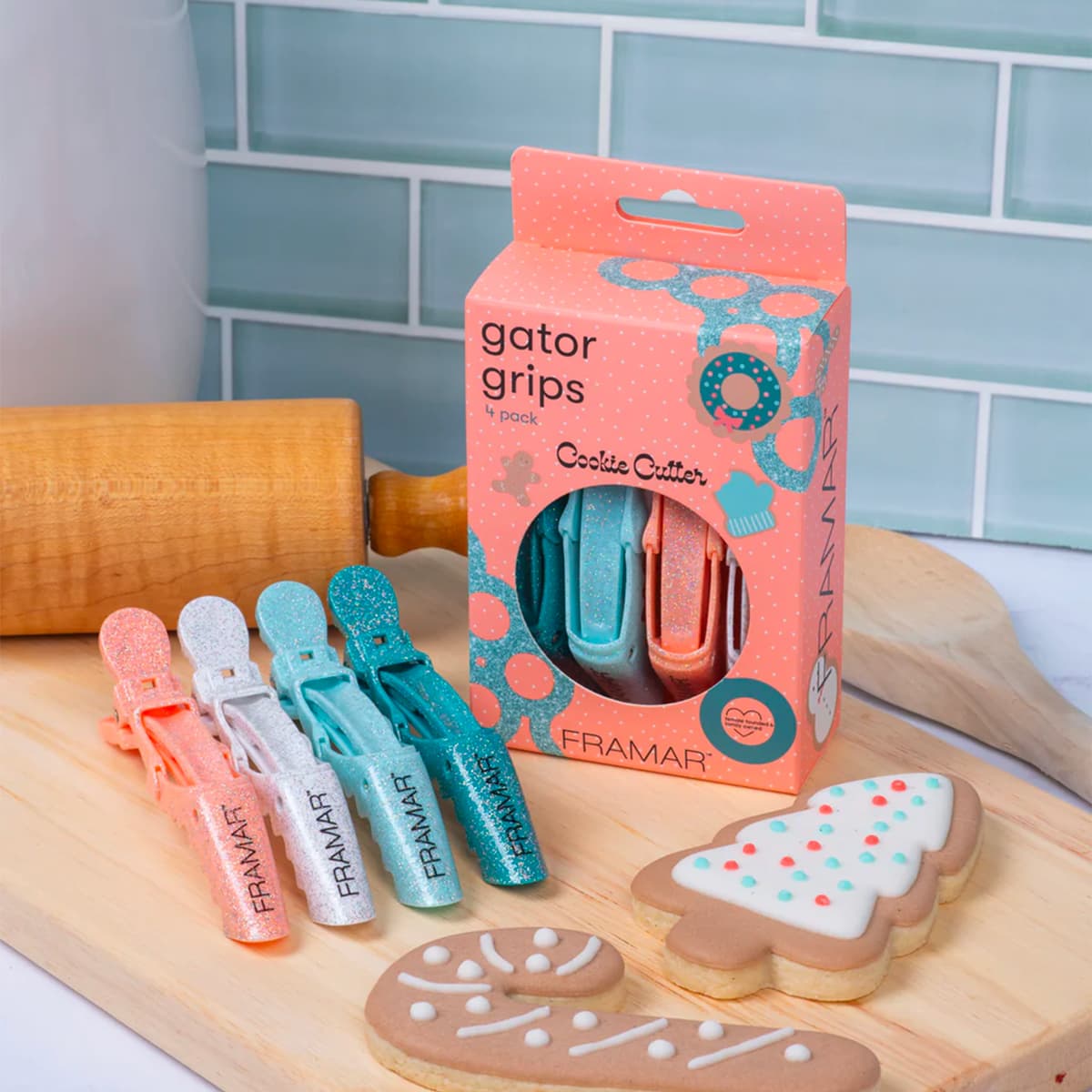 Cookie Cutter Hair Separator Clip