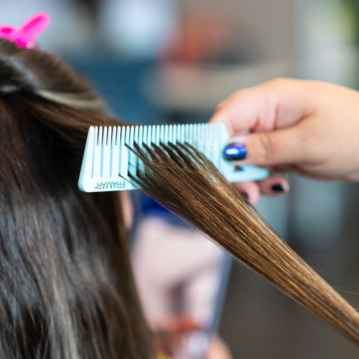 Peigne Queue Metal Couleur X3