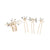Set Accessoires Cheveux pour Mariée 4 pièces ALICE