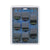 Set of 8 Black Double Magnet Counter-Combs