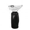 Star III Column Waste Bin Black Structure