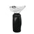 Star III Column Waste Bin Black Structure