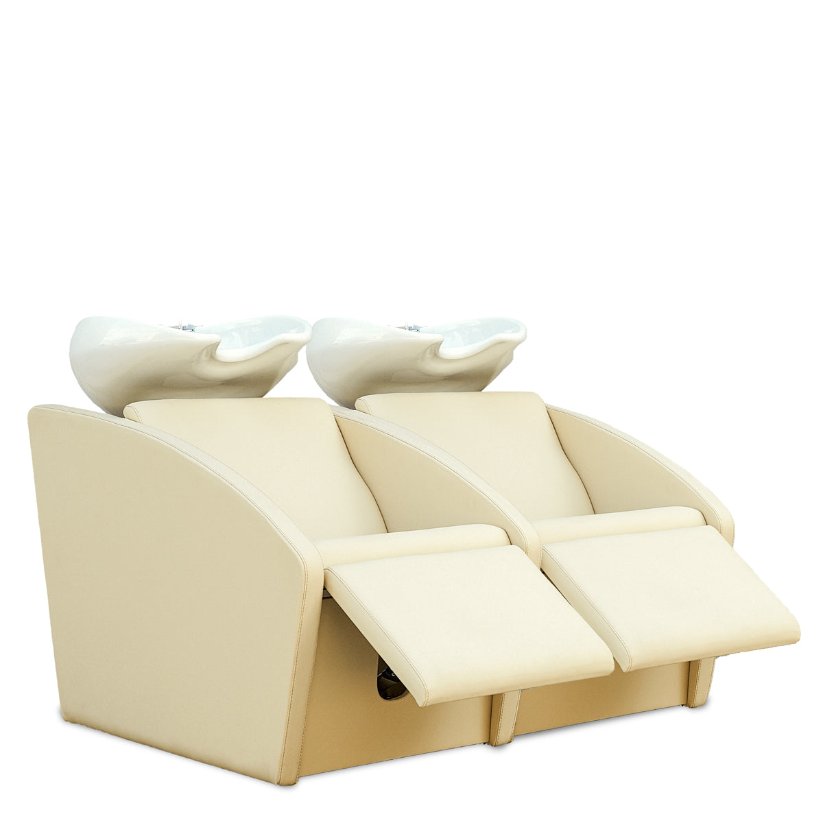 Bac THEO 2 Places Lève-jambes électriques Cuvette blanche