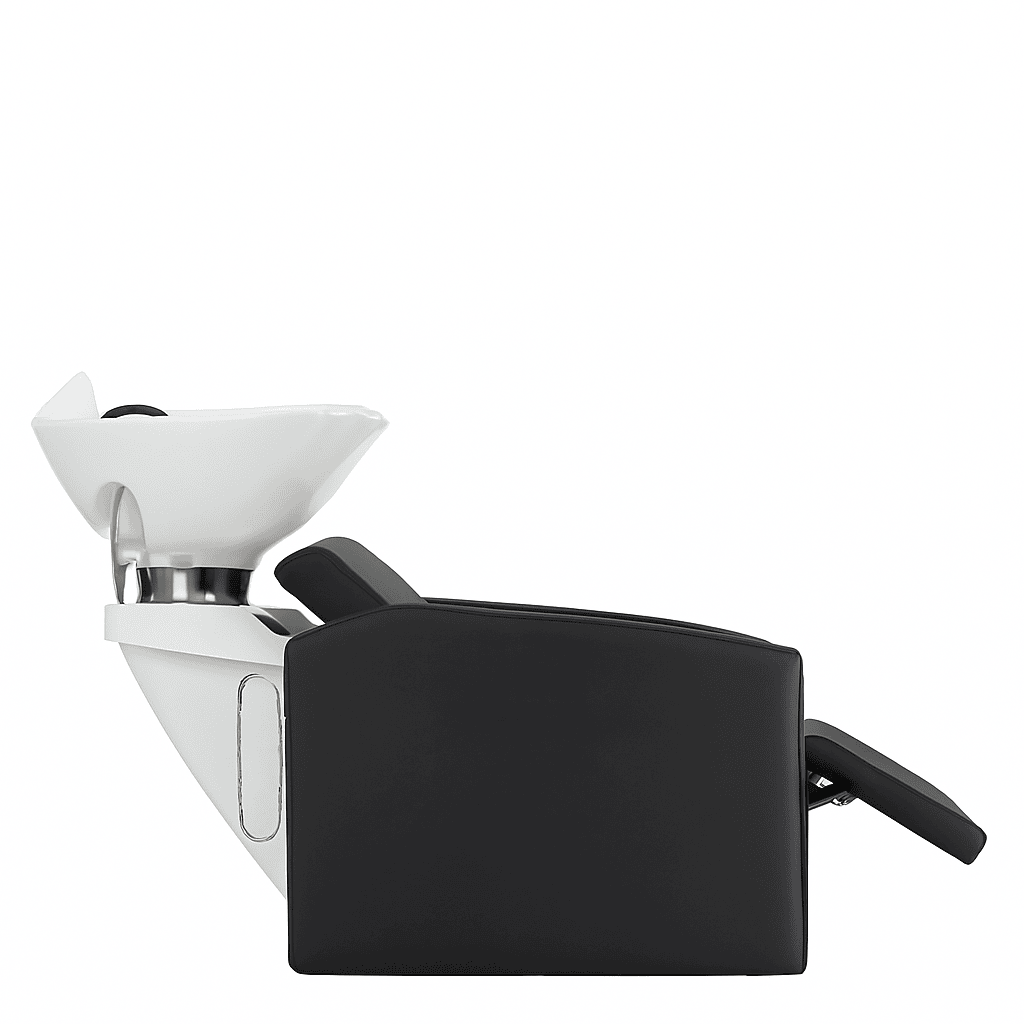 Up&Down Air Massage Bathtub + Electric Leg Rest Black 008C