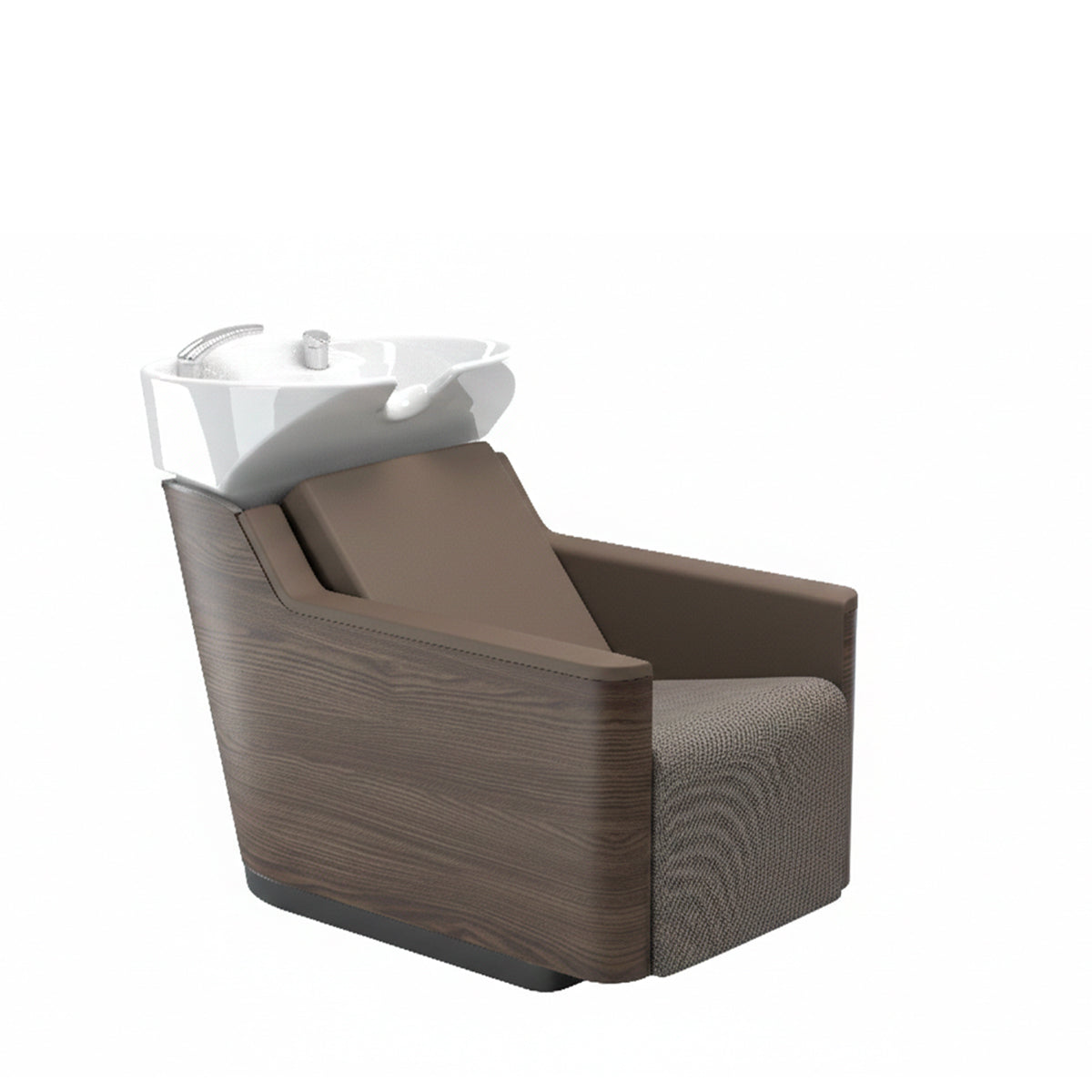 ECO GREEN Star Class Massage Air Spa Dark Wood Electric Legrest