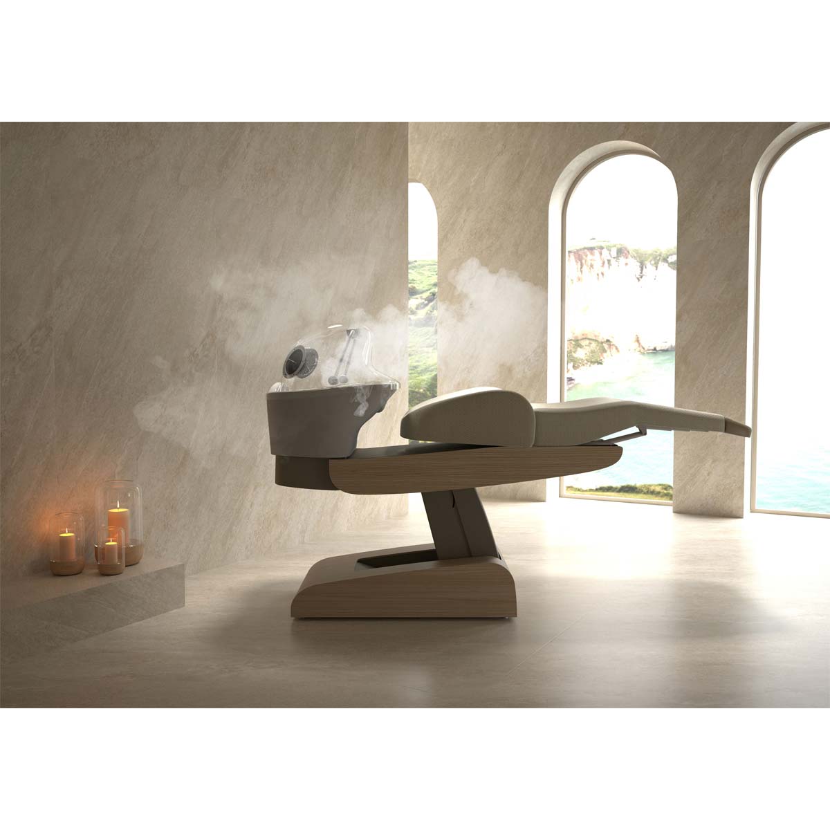 Bac HEAVEN Relax + Igloo Shirodara + Vapomist 1 + Repose Tête